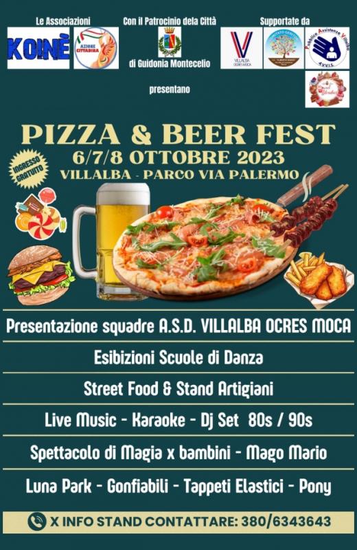 pizza e birra festa